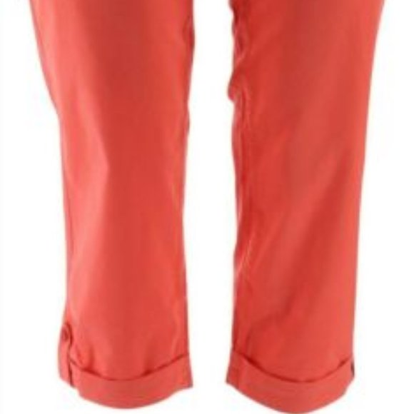 NWT LIZ CLAIBORNE NY JACKIE PULL ON CROP PANTS 28W - Picture 4 of 14